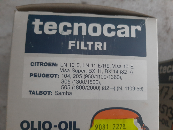 Ölfilter - Peugeot, Citroen, Talbot, Lancia – Bild 3